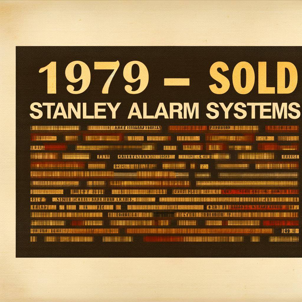 1979 Stanley Alarm Systems SoldStanley Alarm Systems was acquired by Raymond and Claude Roy