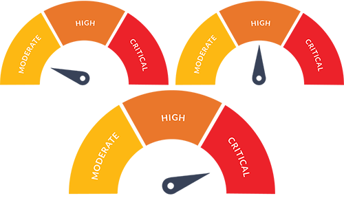 Risk Level - Moderate, High, or Critical